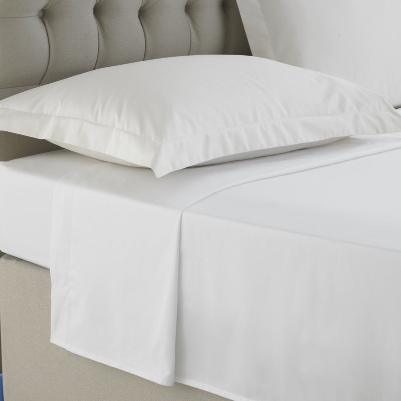 Symple Stuff 400 Thread Count Egyptian Quality Cotton Flat Sheet